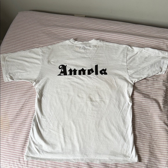 Moncler White Tee with Winged Design - Picture 3 of 6